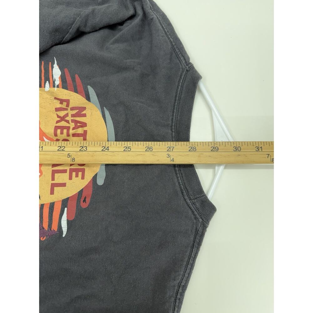Simply Southern Womens Shirt Size XLarge Gray Nature Graphic Shirt Long Sleeve - Picture 10 of 11